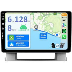 YUNTX [6 GB + 128 GB] Android 12 automašīnas radio, kas paredzēts Opel Astra J/Buick Excelle 2 (2009-2017) [Integrēta CarPlay/Android Car/DSP/GPS]-9 collu IPS 2.5D kamera + MIC-DAB/Mirror Link/Bluetooth 5.0/360 kamera