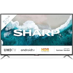 SHARP 50BL6EA Android TV 126 cm (50 collu) 4K Ultra HD LED televizors (viedtelevizors, Harman Kardon, Google asistents)