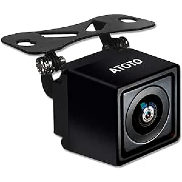 ATOTO AC-HD02LR 720P atpakaļskata kamera ar tiešraides aizmugures skata HD attēla kvalitāti Nakts redzamība / Ūdensizturīgs Saderīgs ar ATOTO S8 /F7 Series/A6 KL/A6 PF. Nav savietojams ar ATOTO SA102/A6Y/P8