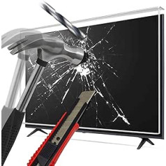 LEYF TV ekrano užsklanda 127 ekranas (50 colių) - pakabinamas ir fiksuotas - Apsauga nuo pažeidimų - TV plėvelė LCD, LED, 4K OLED ir QLED HDTV ekrano apsauga televizoriams