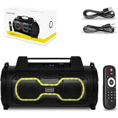 Overmax SOUNDBEAT Box portatīvais Bluetooth skaļrunis 5.1 bezvadu skaļruņa jauda 50 W karaoke funkcija FM radio akumulators 3600 mAh līdz 8 stundām darba laiks