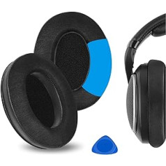 Geekria Sport Cooling Gel rezerves ausu spilventiņi priekš Sennheiser HD598 HD598SE HD598CS HD598SR HD595 HD599 HD599SE Austiņas Ausu spilventiņi Austiņas Ausu spilventiņi Ausu kausu vāciņu remonta daļas (melnas)