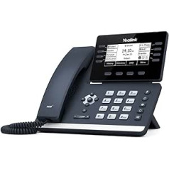 Yealink IP telefons SIP-T53W VoIP-Telefon, schwarz