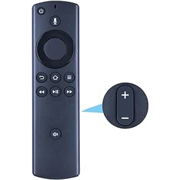 Voice Remote Control Replacement for Smart TV Stick (4K, 4K Max, Lite), TV Cube (1st Gen 2nd Gen), Smart TV Stick (2nd Gen,3rd Gen)