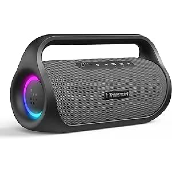 Tronsmart bezvadu Bluetooth skaļrunis, skaļrunis ar dziļu basu, IPX6 ūdensizturīgs zemfrekvences skaļrunis āra ballītēm, 15h akumulators, atbalsta Bluetooth, NFC, AUX, Micro SD kartes savienojumu