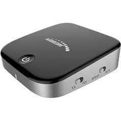 Audiocore AC830 2 vienā Bluetooth adapteris raidītājs Empfänger 4.1 Apt-X Toslink SPDIF AUX A2DP Wireless