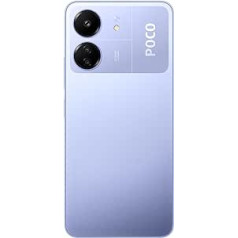 Xiaomi Poco C65 viedtālrunis (6,74 pulgadas, AMOLED DotDisplay, 128 GB, 6 GB RAM, gaiši zils)