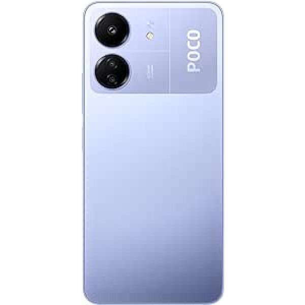 Xiaomi Poco C65 viedtālrunis (6,74 pulgadas, AMOLED DotDisplay, 128 GB, 6 GB RAM, gaiši zils)