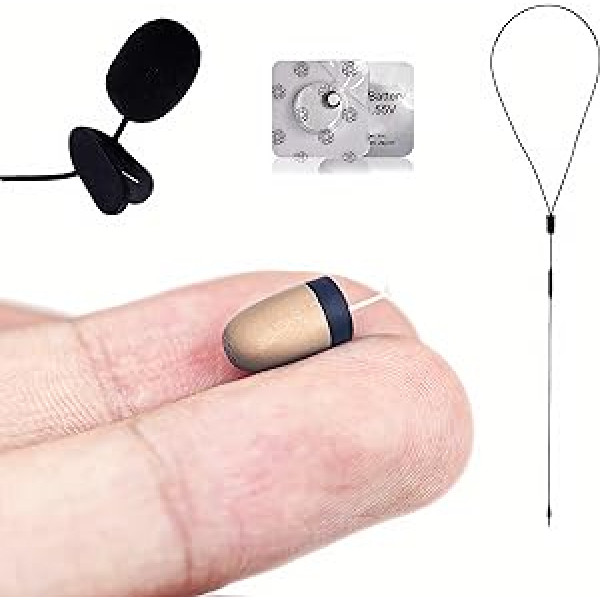 PingaOculto Spy Headphones Testing Mini VIP Pro Invisible Headphones Mobilais telefons ar mikrofonu ar vadu - Invisible Austiņas Austiņas Spicker Spy Earpiece (Spy Headphones VIP Pro Supermini +