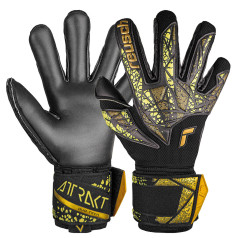 Reusch Attrakt Duo Finger Support cimdi 54 70 050 7739 / melni / 9.5