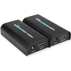 MiraBox HDMI Extender Receiver 400ft Über Patchkabel LAN Router TCP IP HD 1080P Über Rj45 Cat5 Cat5e Cat6 Unterstützt Sky HD Box Laptop PC DVD STB PS4