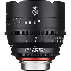 Rokinon Xeen XN24-NEX 24 mm T1.5 Professional CINE Objektīvs Sony E Mount (FE), Schwarz