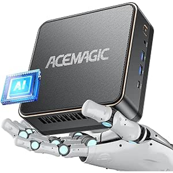 ACEMAGIC F2A mini spēļu dators, Intel Ultra 5 155H, 32 GB DDR5 1TB NVME SSD, mini dators ar WiFi7 Bluetooth 5.4