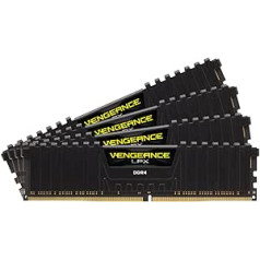 Corsair Vengeance LPX 128GB (4x32GB) DDR4 3200MHz C16 galddatora atmiņa — melna