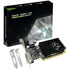 SAPLOS Low Profile GT210 Graphics Cards for PC, 1GB Video Card, DDR3 64-bit, HDMI DVI VGA, PCI Express x16, DirectX 10