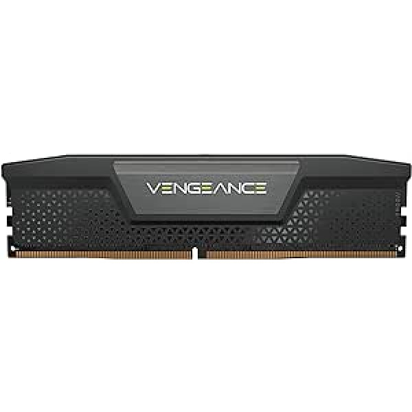 Corsair VENGEANCE DDR5 RAM 32GB (2x16GB) 7000MHz CL34 Intel XMP iCUE suderinama kompiuterio atmintis – juoda (CMK32GX5M2X7000C34)