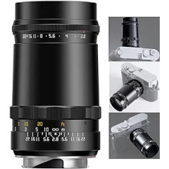 TTTartisan 100 mm F2.8 Bubble Bokeh Lens MF pilnrāmja bezspoguļa kamerām Tikai Leica M-Mount kamerām