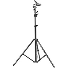 Neewer Fotostudio-Lichtständer, 190 cm, ar robuster Metallklemme, für Reflektoren