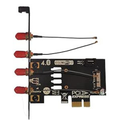 LeHang BCM94360CD BCM94331CD WiFi + Bluetooth 4.0 karte uz PCI-E x1 (36Pin) adapteris personālajam datoram/Hackintosh