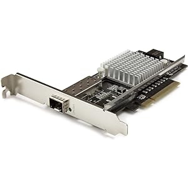 StarTech.com 1 prievado 10G atvira SFP+ tinklo plokštė – PCIe – „Intel“ lustas – MM/SM – PCI Express 10G NIC su atviru SFP+ – 10G eterneto kortelė