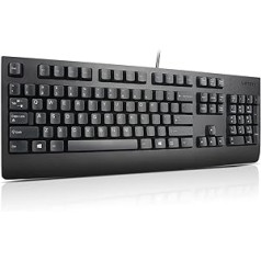 Lenovo Preferred Pro II USB tastatūra — franču AZERTY | 4X30M86890 / FRU 00XH699 | Domāju sērija | Keyboard Pro