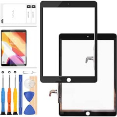 Replacement Display Compatible for iPad Air 1 1st Generation A1474 A1475 A1476 Touch Digitizer Glass Panel for iPad 2017 iPad 5 Touch Screen Repair Parts with Screen Protector and Tools (Black)