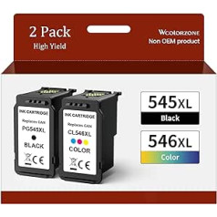 Canon PG-545XL nomaiņa CL-546XL Multipack Canon printeru kasetnēm 545XL 546XL Savietojams ar Canon Pixma iP2850 MX495 TS3150 TS3350 TR4550 TR4551 TR4550 TR4551 MG25505SS MG25505SS