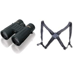 Steiner Observer 10 x 42 Binoculars - Detailed High Magnification, Low Volume & Harness Comfort Carry Strap for Binoculars - for Relieving Neck and Back Muscles