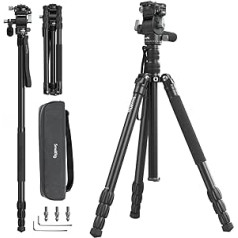 SMALLRIG 73 collu video statīvs vertikālai/horizontālai ierakstīšanai video statīvs Monopods ar ātrās atbrīvošanas plāksni DSLR kamerām ar somas slodzi 11 mārciņas / 5 kg FreeBlazer CT195-4307