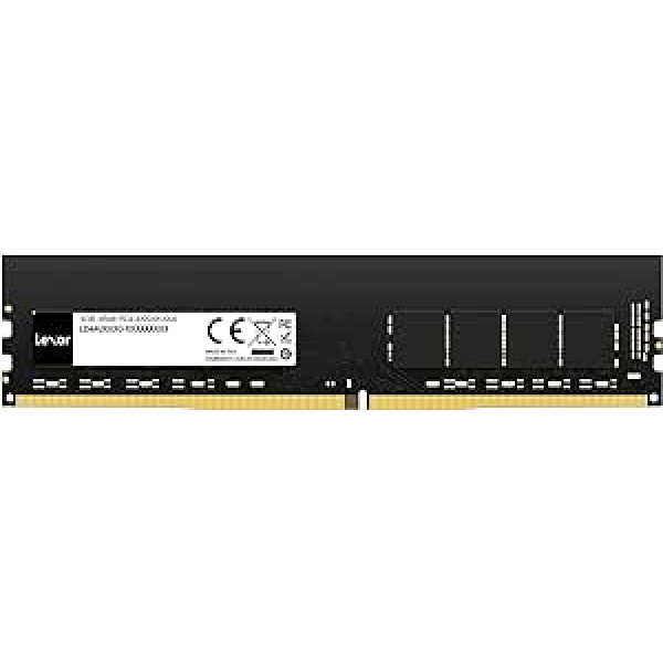 Lexar UDIMM DDR4 RAM 16GB 3200MHz, 288-Pin U-DIMM Desktop Memory, High Performance Computer Memory, PC RAM Module Upgrade, High Performance Memory (LD4AU016G-B3200GSST)