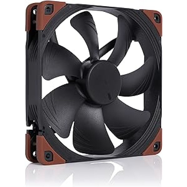 Noctua NF-A14 iPPC-24V-2000 SP IP67 PWM, rūpnieciskais ventilators, 4-pin, 2000 RPM, 24V versija (140 mm, melna)