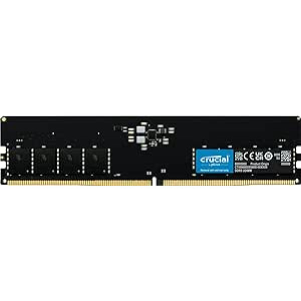 Būtiska RAM 16 GB DDR5 5200 MHz (vai 4800 MHz) galddatora darba atmiņa CT16G52C42U5