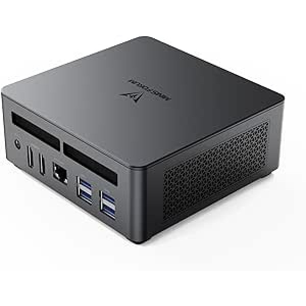 MINIS FORUM Venus UM790 Pro Mini PC AMD Ryzen 9 7940HS līdz 5,2 GHz ar AMD Radeon 780M, 4X USB3.2, 2X USB4, 2X HDMI 2.1, 2X PCIe4.0, Wi-Fi 6E/BT5.3, RJ4G Nav RAM/SSD)