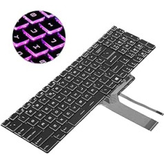 Backlit Notebooks Replacement Keyboard for GS60 GS70 GT72 GL62 GL72, Full Color Backlit Keyboard Layout