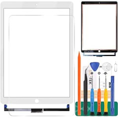 Jutiklinio ekrano skaitmeninimo įrenginio SRJTEK pakeitimas, skirtas iPad Pro 12.9 2017 m. 2nd 2 Ekrano keitimas A1671 A1670 Jutiklinio ekrano skaitmeninimo skydelio stiklo jutiklis (be LCD ekrano) (baltas)