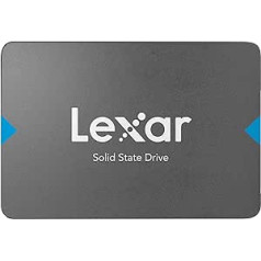 Lexar NQ100 SSD 1,92 TB 2,5 collu SATA III iekšējais cietvielu disks, lasīšanas ātrums līdz 550 MB/s (LNQ100X1920-RNNNU)