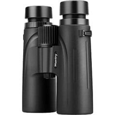 Hontry 10 x 42 High Definition Binoculars for Adults, IPX6 Grade Waterproof Binoculars for All Outdoor Activities, Weathers and Seasons