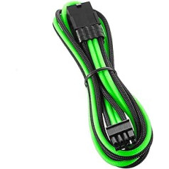 CableMod PRO ModMesh 8-Pin PCIe Extension - 45 cm (Black/Light Green)