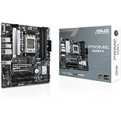 ASUS Prime B650M-A Gaming Motherboard Socket AMD AM5 (Ryzen 7000, micro-ATX, DDR5 Memory, PCIe 5.0, WiFi 2.5G Ethernet, BIOS Flashback, USB 3.2 Gen 2, Aura Sync)