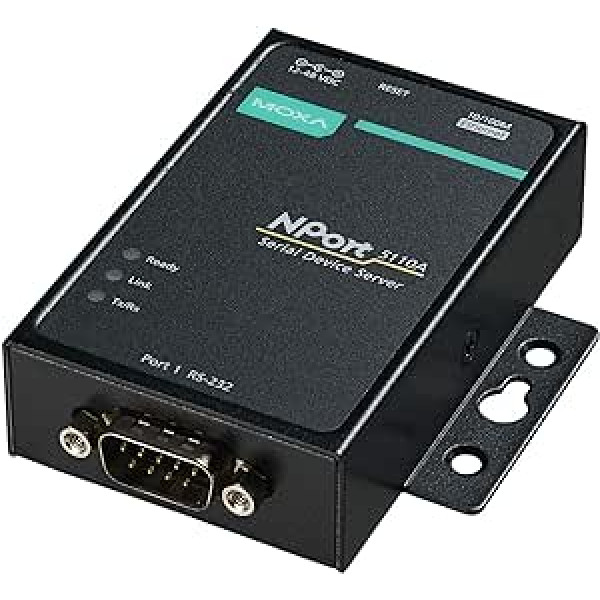 Moxa NPORT 5110 A — ierīces serveris — 10 Mb LAN, 100 Mb LAN, RS-232 (NPort 5110 A)