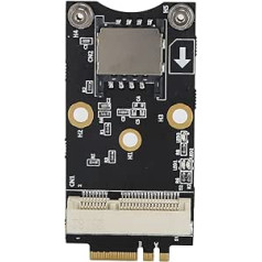 M.2 į PCI-E adapterį M.2 raktas A / E 2230 3G/4G/WiFi modulis – PCI-E mikro kortelė su SIM 6 kontaktų / 8 kontaktų kortelės lizdu M.2 iki PCI išplėtimo kortelės, skirta Win10/8/7/2000 /Linux/OS X