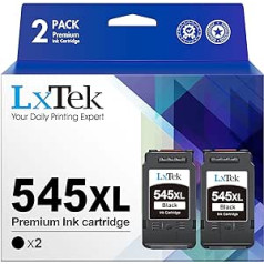 LxTek 545XL printera kasetņu nomaiņa Canon 545 546 XL Multipack PG-545XL priekš PIXMA MX495 MX490 iP2800 iP2850 MG2450 MG2550 MG2920 MG2950 MG,545L-ck