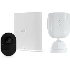Arlo Ultra Smart Home Surveillance Camera Set of 1 and Bracket Bundle White