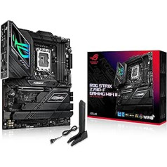 ASUS ROG STRIX Z790-F Gaming WiFi II spēļu mātesplates ligzda Intel LGA1700 (ATX, DDR5, 5x M.2, PCIe 5.0, WiFi 7, AI Cooling II, Aura Sync)