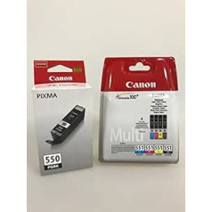 Oriģinālās printeru kasetnes Canon PIXMA iP7250/ 8750, iX6850, MG 5450/ 5550/ 5650/ 6350/ 6450/ 6650/ 7150/ 7550, MX725/ Palack + 925 (-B)