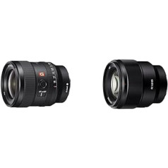 Sony FE 24 mm f/1.4 GM | Pilna kadra, platleņķa, augstākās klases (SEL24F14GM) un SEL-85F18 portreta objektīvs