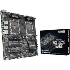 ASUS WS C621E SAGE Workstation Mainboard (EEB, Intel Skylake / Cascade Lake, Dual LGA 3647, 12x DDR4 2933 MHz ECC REG, PCIe 3.0, SATA, U.2, M.2, NVME, SATA, Dual LAN)