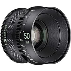 XEEN CF Cinema 50mm T1,5 Sony E Vollformat – professionelles Cine-Objektiv – Carbon Linsenzylinder – extrem kompakt