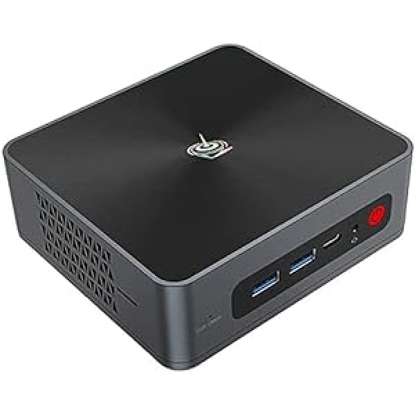 Beelink SEi 8279U — mini dators ar Windows 11 Pro, Intel i5-8279U, UHD 4K, RAM 8 GB DDR4, NVMe 500 GB SSD, SATA3 slots, Wi-Fi maiņstrāva, Gigabit Ethernet, Bluetooth 5.0, 2X HDMI, VESA, Eiropas garantija