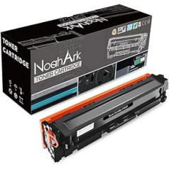 „NoahArk“ suderinamas su HP 201X CF400X CF201A CF400A dažų kasete, skirta HP Color Laserjet Pro MFP M277d M277n M277n M274n M252n M277c6 spausdintuvui (1 pakuotė juoda)